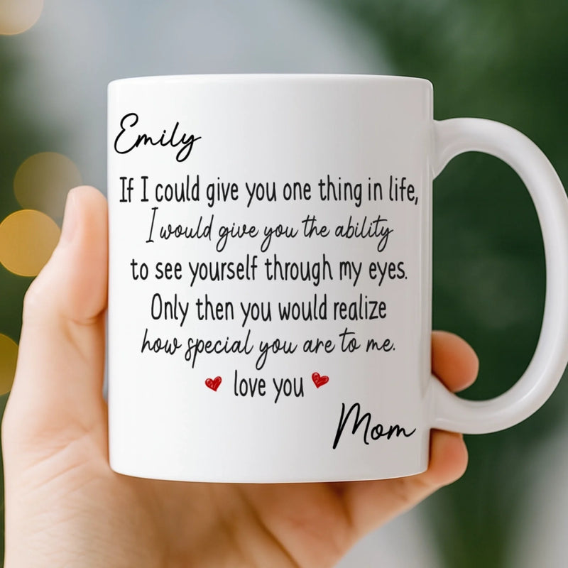 Custom Mug - Personalized Birthday Gifts For Mom, Dad, Son, Daughter - Proud Of You Every Day