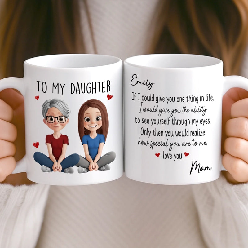 Custom Mug - Personalized Birthday Gifts For Mom, Dad, Son, Daughter - Proud Of You Every Day