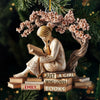 Custom Acrylic Ornament - Personalized Christmas Bookish Gifts For Book Lovers, Bookworms, Readers - Serenity In Every Page
