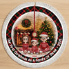 Custom Tree Skirt - Personalized Christmas Birthday Gifts For Mom, Dad, Brother, Sister, Kids - Together Our Hearts Shine Bright