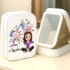 Custom Jewelry Box LED Makeup - Personalized Birthday Gifts For Besties, Sisters, BFF, Family, Yourself - Growing Through Every Little Moment