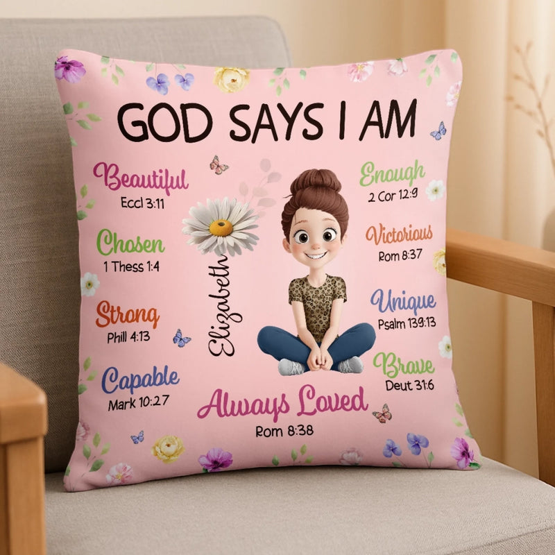 Custom Pillow - Personalized Birthday Gifts For Besties, Sisters, BFF, Family, Yourself - Finding Strength In My Own Light
