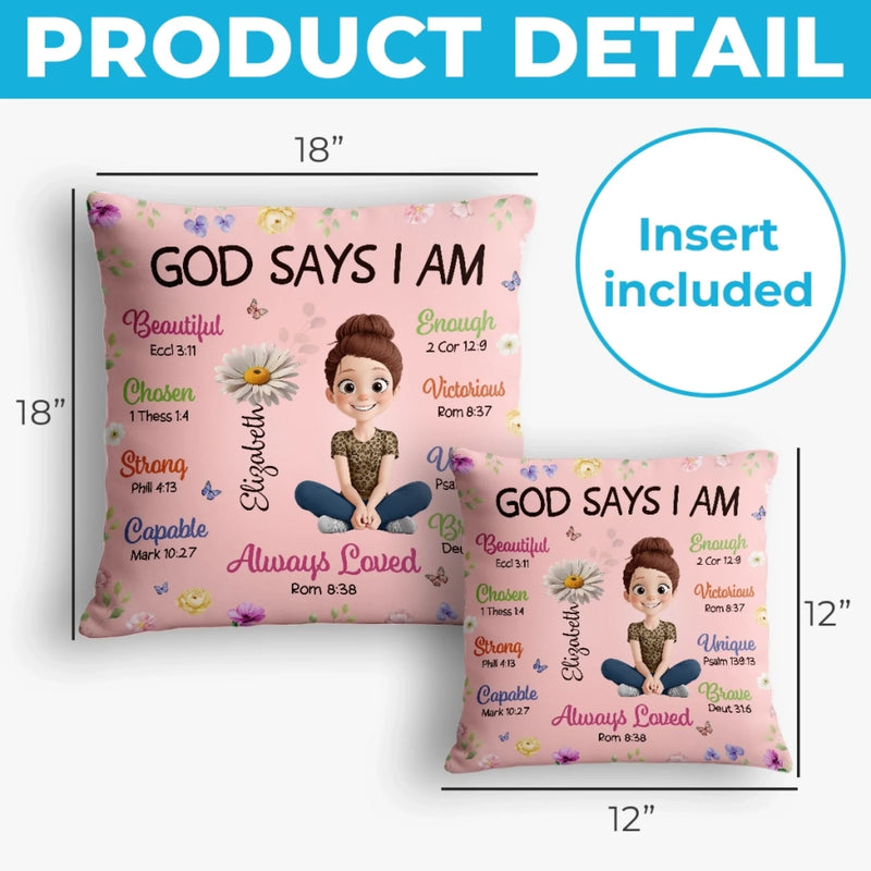 Custom Pillow - Personalized Birthday Gifts For Besties, Sisters, BFF, Family, Yourself - Finding Strength In My Own Light