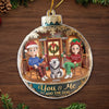 Custom Acrylic Ornament - Personalized Anniversary Christmas Wedding Gifts For Husband And Wife, Dog Cat Lovers - Life Is Better With A Wagging Tail