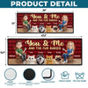 Custom Runner Rug - Personalized Anniversary Wedding Gifts For Husband And Wife, Dog Cat Lovers - Fur Babies Approved This Home
