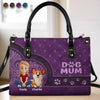 Custom Leather Handbag - Personalized Birthday Gifts For Dog Cat Lovers, Dog Dad And Mom, Cat Owners - Every Day’s Better With A Wag