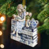 Custom Acrylic Ornament - Personalized Christmas Bookish Gifts For Book Lovers, Bookworms, Readers - Books Are My Love Language