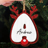 Custom Double Layer Wooden Ornament - Personalized Christmas Birthday Gifts For Mom, Dad, Kids - Family Makes Everything Bright