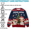 Custom Unisex Ugly Sweatshirt - Personalized  Christmas Birthday Gifts For Dog Lovers, Dog Dad And Mom - Festive Fur And Christmas Cheer