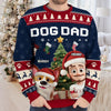 Custom Unisex Ugly Sweatshirt - Personalized  Christmas Birthday Gifts For Dog Lovers, Dog Dad And Mom - Festive Fur And Christmas Cheer