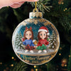 Custom Acrylic Ornament - Personalized Best Friend Christmas Birthday Gifts For Women, Besties, Sisters, BFF - Laughing Through The Holiday Magic