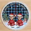 Custom Tree Skirt - Personalized Christmas Birthday Gifts For Mom, Dad, Brother, Sister, Kids - Together We Shine Bright
