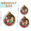 Custom Acrylic Ornament - Personalized Christmas Birthday Gifts For Mom, Dad, Brother, Sister, Kids - Home Filled With Joy