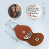 Custom Photo Pocket Hug - Personalized Anniversary Wedding Gifts For Husband And Wife, Him And Her - Sending You All My Love