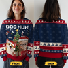 Custom Unisex Ugly Sweatshirt - Personalized  Christmas Birthday Gifts For Dog Lovers, Dog Dad And Mom - Deck The Paws With Love And Laughter