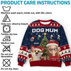 Custom Unisex Ugly Sweatshirt - Personalized  Christmas Birthday Gifts For Dog Lovers, Dog Dad And Mom - Deck The Paws With Love And Laughter