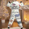 Custom Affirmation  Adult Onesie - Personalized  Christmas Birthday Gifts For Best Friends, Family, Coworker, Work Bestie - Too Glam To Give A Damn