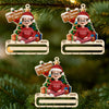 Custom Wooden Money Holder Ornament - Personalized Christmas Birthday Gifts For Kids - Little Elves Big Smiles