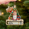 Custom Wooden Money Holder Ornament - Personalized Christmas Birthday Gifts For Kids - Little Elves Big Smiles