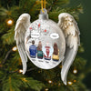 Custom Cardinal Acrylic Ornament - Personalized Christmas Memorial Sympathy Gifts For Loss Of Mom, Dad - Your Memory Shines Brightly