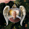Custom Photo Acrylic Ornament - Personalized Christmas Memorial Sympathy Gifts For Loss Of Mom, Dad - Our Guiding Light At Christmas