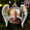 Custom Photo Acrylic Ornament - Personalized Christmas Memorial Sympathy Gifts For Loss Of Mom, Dad - Our Guiding Light At Christmas