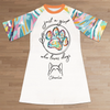 Love Is A Four-Pawed Word - Dog & Cat Personalized Custom Women's Sleep Tee - Mother's Day, Gift For Pet Owners, Pet Lovers