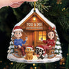 Custom Acrylic Ornament - Personalized Christmas Birthday Gifts For Dog Cat Lovers, Dog Dad And Mom, Cat Owners - Our Fur Babies