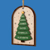 Custom Double Layer Wooden Ornament - Personalized Christmas Birthday Gifts For Mom, Dad, Brother, Sister, Kids - Our Little Family Grows