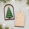 Custom Double Layer Wooden Ornament - Personalized Christmas Birthday Gifts For Mom, Dad, Brother, Sister, Kids - Our Little Family Grows