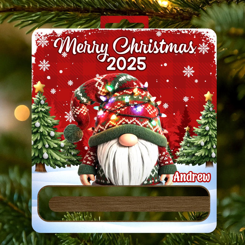 Custom Wooden Money Holder Ornament - Personalized Christmas Birthday Gifts For Kids - Little Hearts Sparkle At Christmas