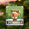 Custom Wooden Money Holder Ornament - Personalized Christmas Birthday Gifts For Kids - Little Hearts Sparkle At Christmas