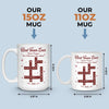Custom Scrabble Mug - Personalized Christmas Birthday Gifts For Coworker, Work Bestie - The Dream Team, Always