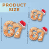Custom Gingerbread Acrylic Ornament - Personalized Christmas Birthday Gifts For Kids - Baking Memories Since Day One