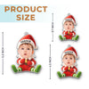 Custom Photo Acrylic Ornament - Personalized Christmas Birthday Gifts For Kids - Christmas Wonder In Tiny Hands