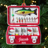Custom Acrylic Ornament - Personalized Christmas Birthday Fishing Gifts For Fisherman - The Best Catch Of The Season