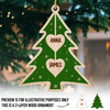 Custom Double Layer Wooden Ornament - Personalized Christmas Birthday Gifts For Mom, Dad, Brother, Sister, Kids - The Best Is Yet To Come