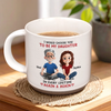 Custom Printed Pottery Mug - Personalized Birthday Gifts For Mom, Dad, Daughter -You Make My Heart Bloom
