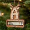 Custom Wooden Money Holder Ornament - Personalized Christmas Birthday Gifts For Mom, Dad, Brother, Sister, Kids - Shine Bright With Your Own Strength