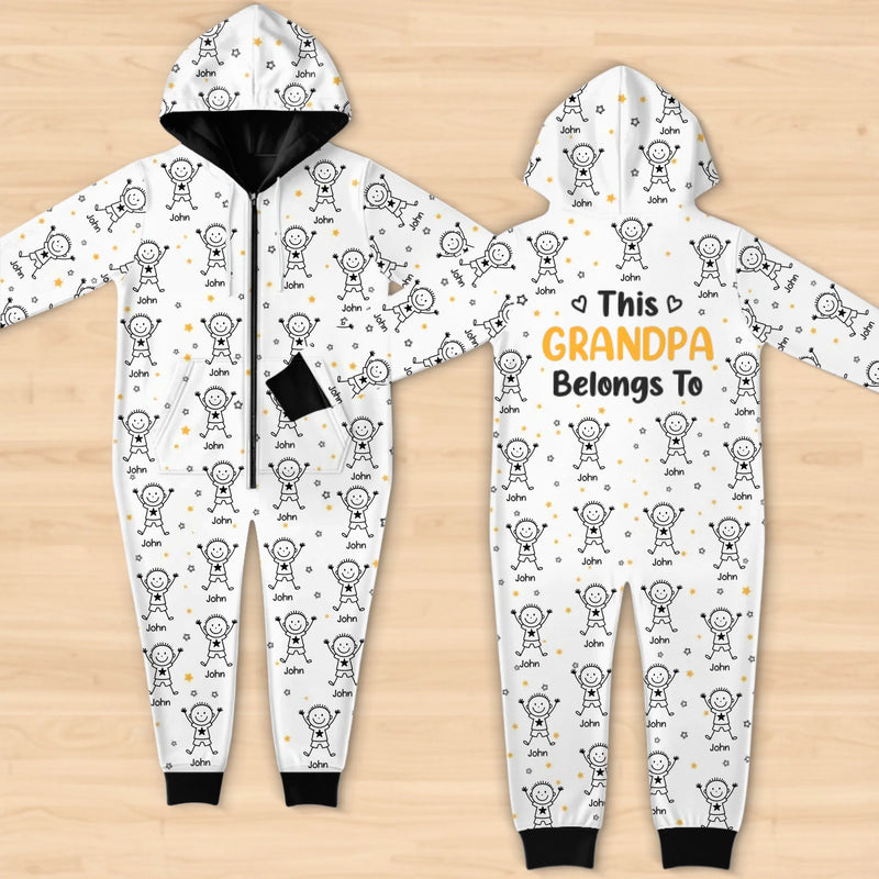 Custom Adult Onesie - Personalized Christmas Birthday Gifts For Mom, Dad, Grandma, Grandpa - Home Is Where We Grow Together