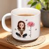 Custom Printed Pottery Mug - Personalized Birthday Gifts For Women, Besties, Sisters, BFF, Family, Yourself - Loved Beyond Measure