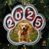 Custom Photo Acrylic Ornament - Personalized Pet Christmas Memorial Sympathy Gifts For Dogs, Cats - Always Beside My Soul