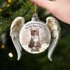 Custom Photo Acrylic Ornament - Personalized Pet Christmas Memorial Sympathy Gifts For Dogs, Cats - My Angel With Fur