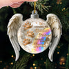 Custom Acrylic Ornament - Personalized Pet Christmas Memorial Sympathy Gifts For Dogs, Cats - Love Lives On Forever
