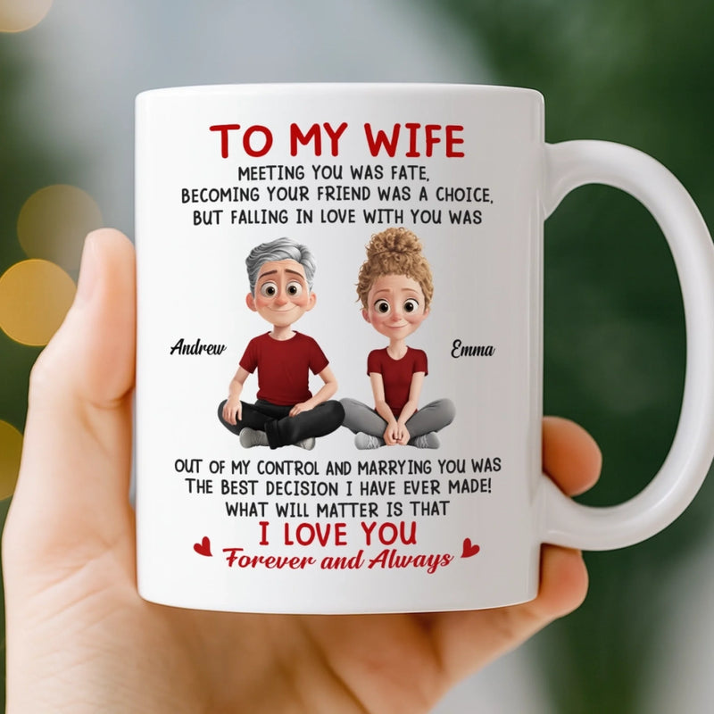 Custom Mug - Personalized Anniversary Wedding Gifts For Husband And Wife, Him And Her - Still Falling For You