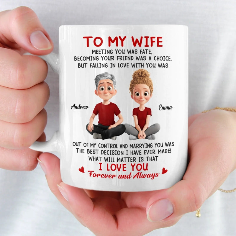 Custom Mug - Personalized Anniversary Wedding Gifts For Husband And Wife, Him And Her - Still Falling For You