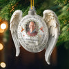 Custom Photo Acrylic Ornament - Personalized Christmas Memorial Sympathy Gifts For Loss Of Mom, Dad - Your Light Stays With Us Always