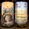Custom Photo LED Candle - Personalized Christmas Memorial Sympathy Gifts For Loss Of Mom, Dad - Your Light Stays With Me