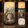 Custom Photo LED Candle - Personalized Christmas Memorial Sympathy Gifts For Loss Of Mom, Dad - Your Light Stays With Me