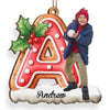 Custom Photo Wood Ornament - Personalized Christmas Birthday Gifts For Mom, Dad, Brother, Sister, Kids - Home Grows With Our Love